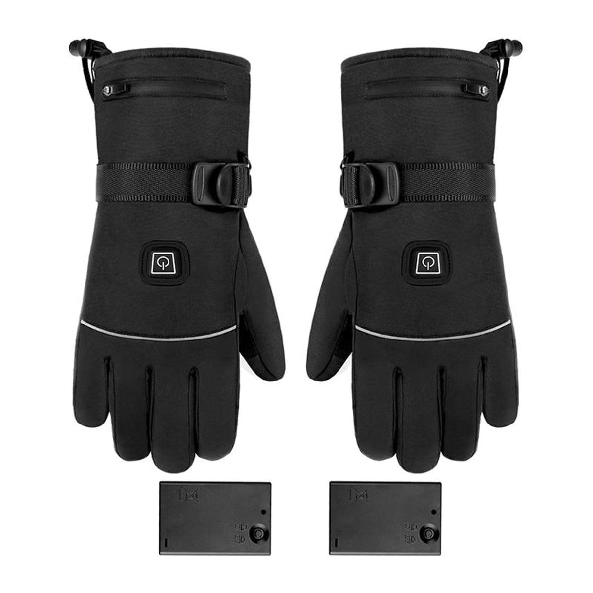 Heated Gloves Waterproof Thermal Winter Gloves With Touchscreen Fingertips - Image 2