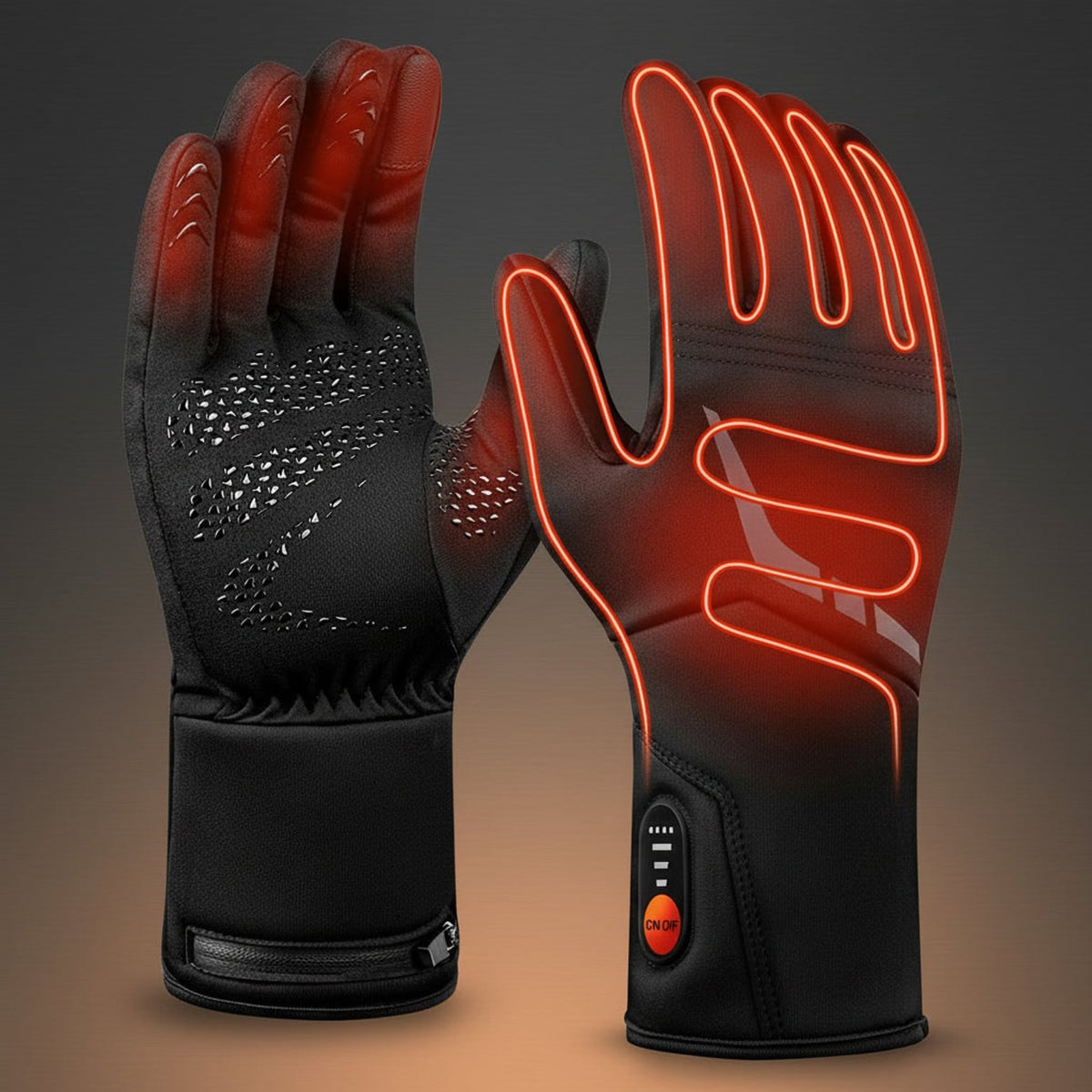 Heated Gloves With Battery Waterproof And Touchscreen Compatible Winter Gloves - Image 1