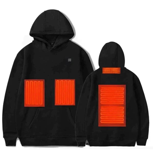 Heated Hoodie With Usb-Powered Adjustable Heat Unisex - Image 1