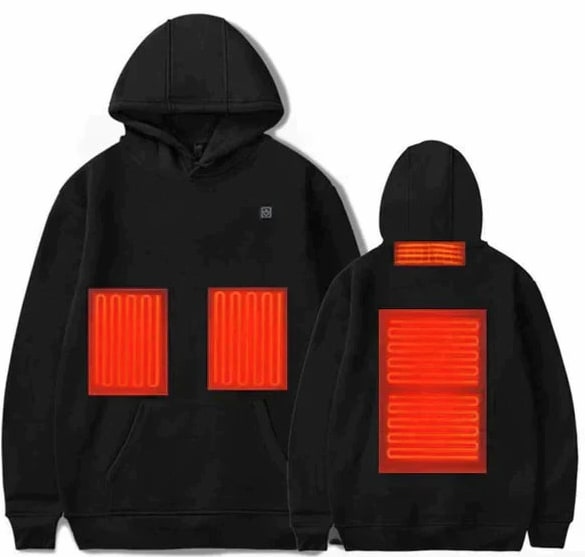 Heated Hoodie With Usb-Powered Adjustable Heat Unisex - Image 9