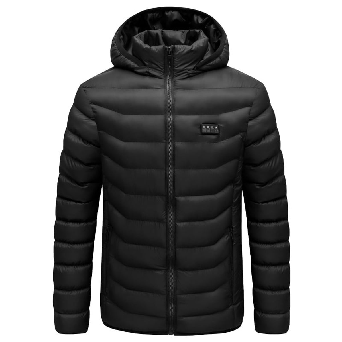 Heated Jacket With Detachable Collar Winter Electric Heating Clothing In Plus Size Options - Image 1