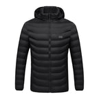 Heated Jacket With Detachable Collar Winter Electric Heating Clothing In Plus Size Options - Image 5