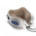 Heated Massage Pillow With Neck And Shoulder Travel Support - Image 1