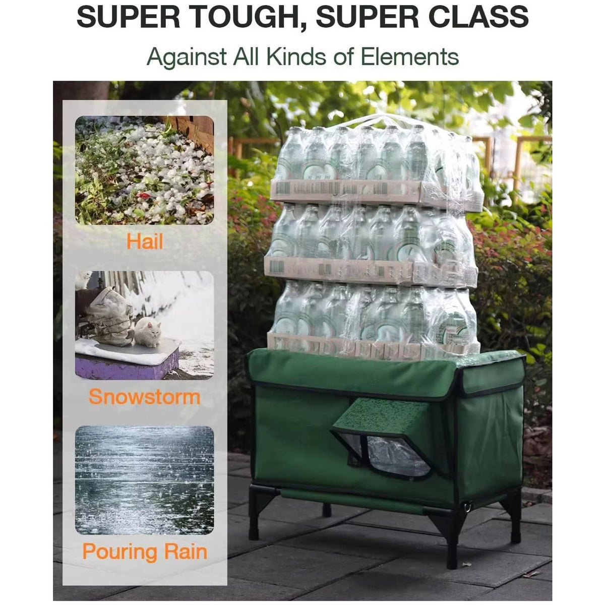 Heated Outdoor Cat House With Waterproof Shelter Design - Image 4
