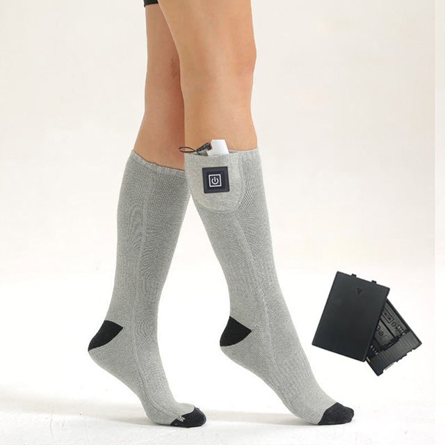 Heated Socks With 3 Heat Settings Thermal Foot Warmers For Winter - Image 8