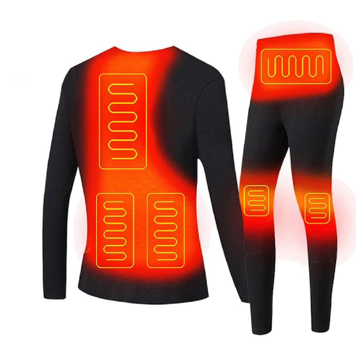 Heated Thermal Underwear with Set and Carbon Fiber - Image 2