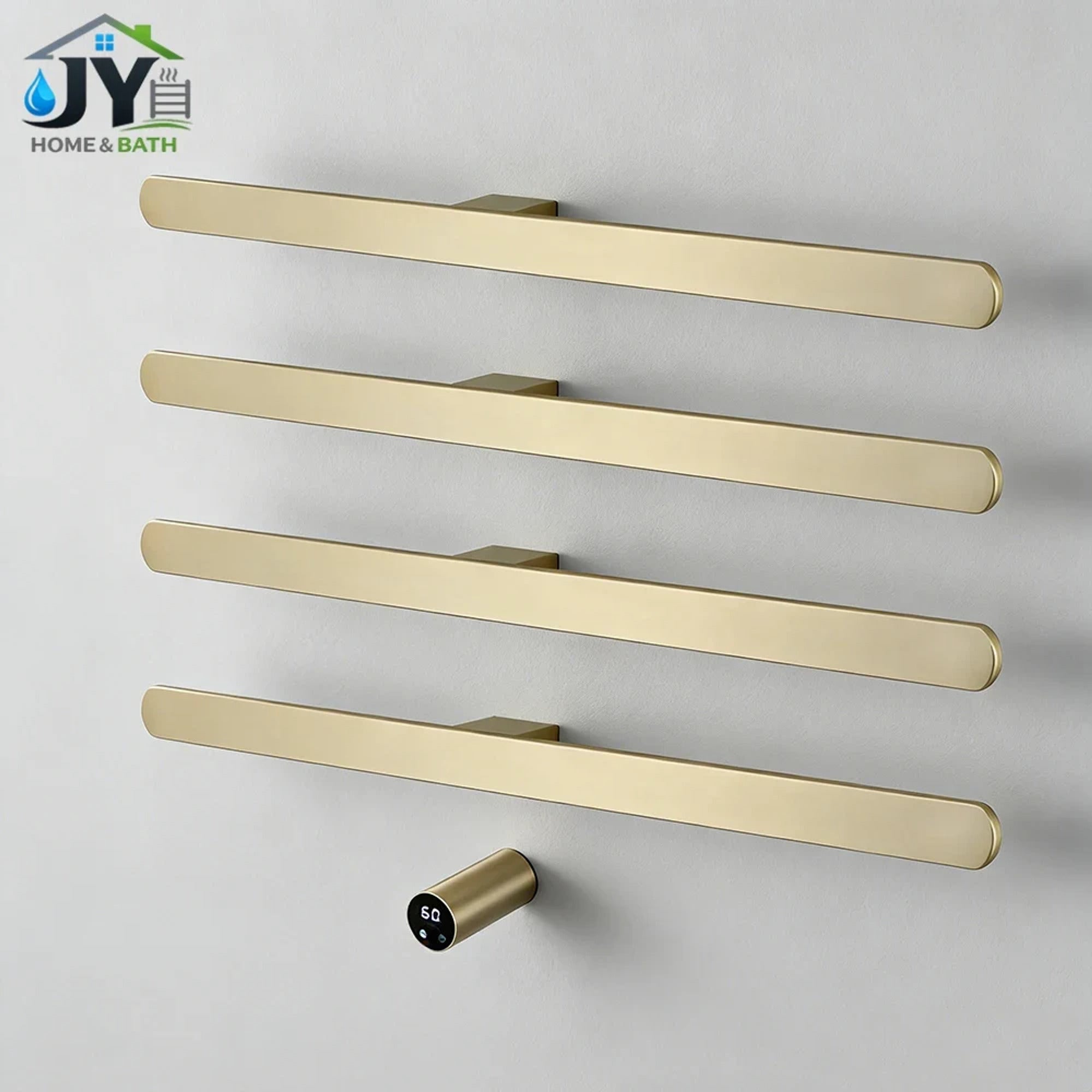Heated Towel Rack Bathroom Warmers Radiator 3/4 Bars Dryer Suitable For Apartments And Hotels - Image 1