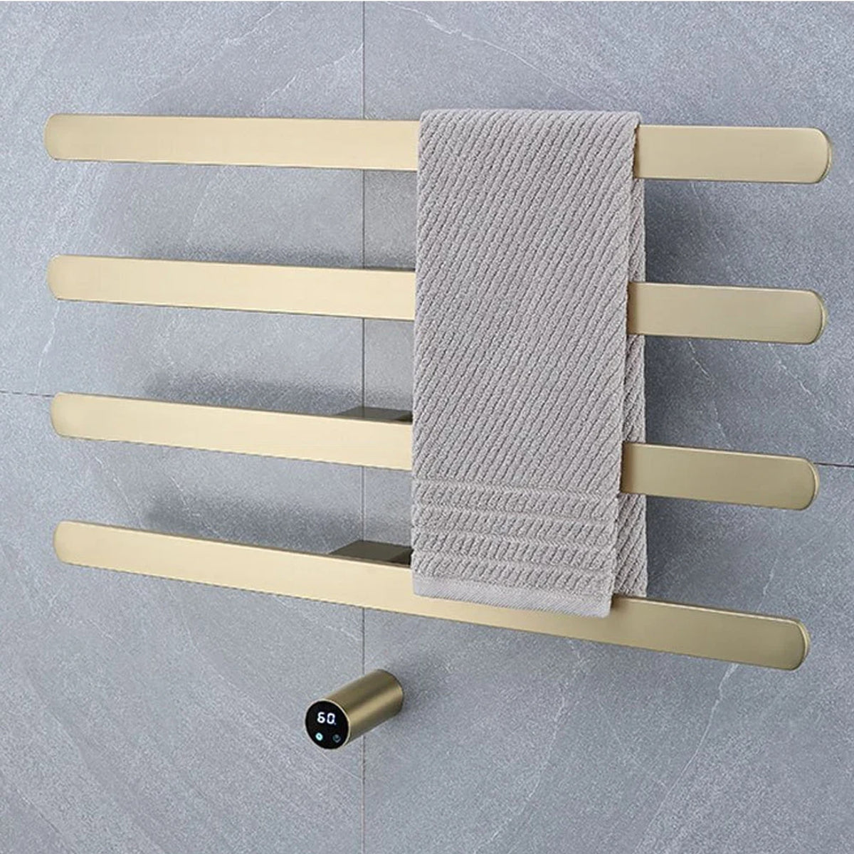 Heated Towel Rack Bathroom Warmers Radiator 3/4 Bars Dryer Suitable For Apartments And Hotels - Image 3