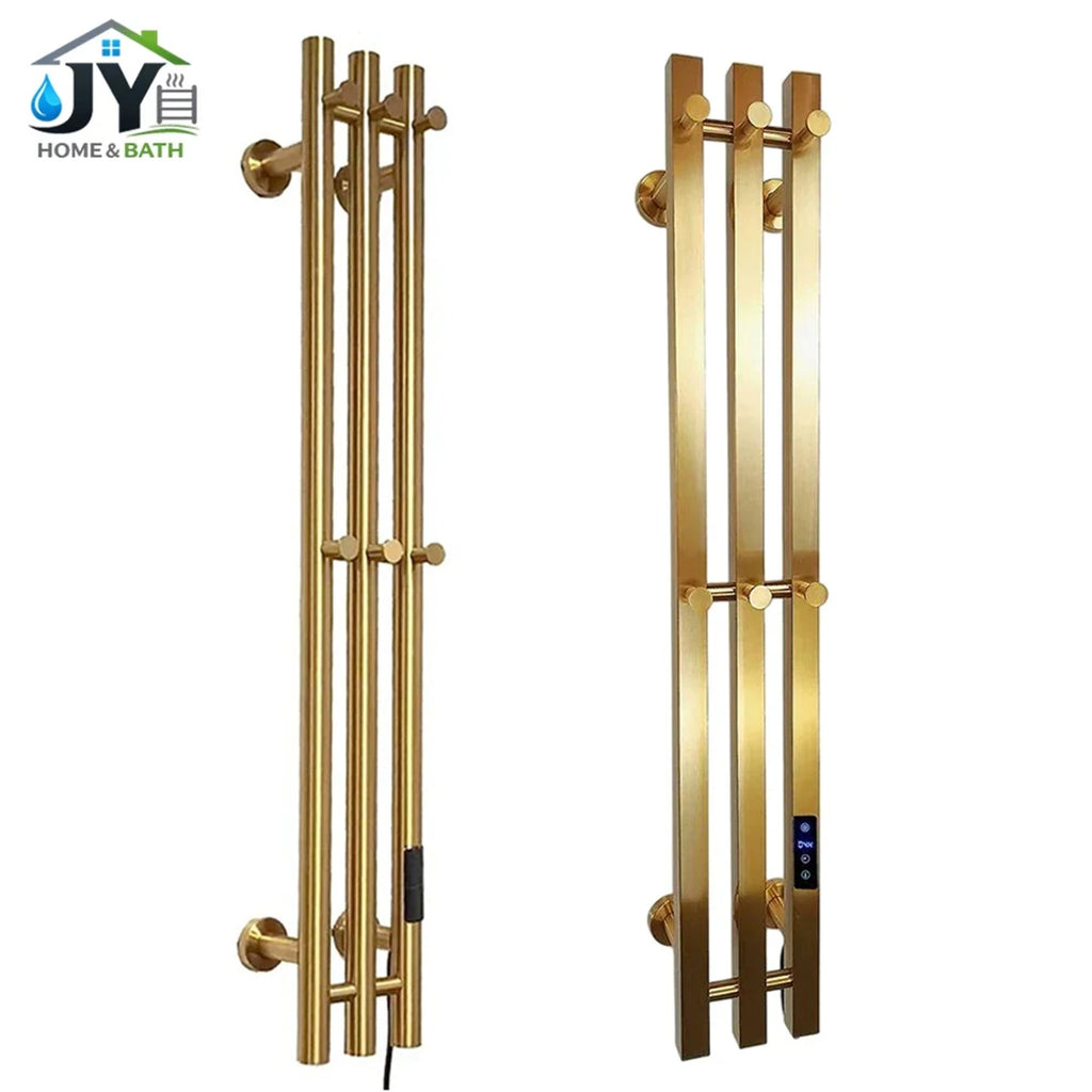 Heated Towel Rack Wall Mount Electric Rail With Digital Control And 304 Stainless Steel Construction - Image 1