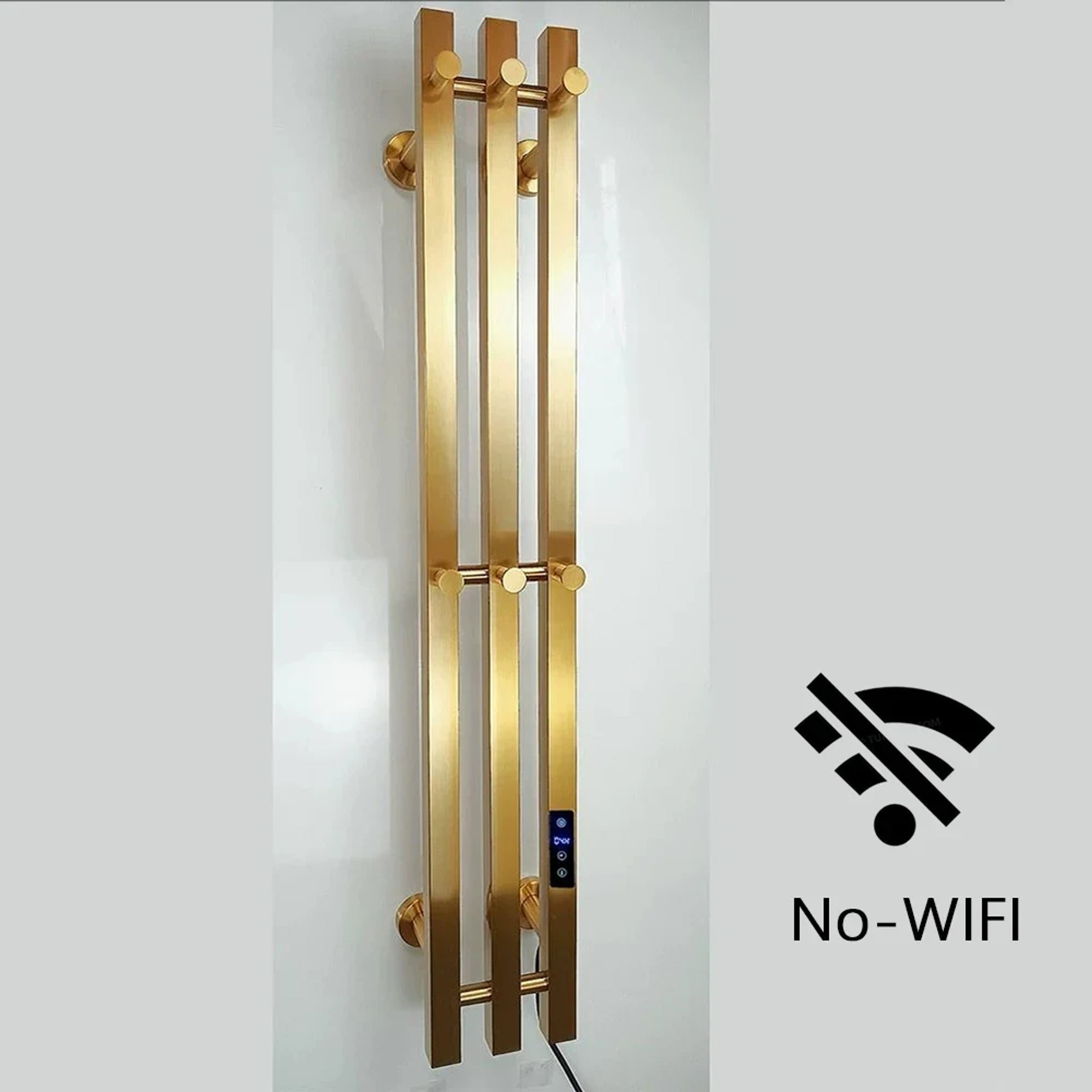 Heated Towel Rack Wall Mount Electric Rail With Digital Control And 304 Stainless Steel Construction - Image 8