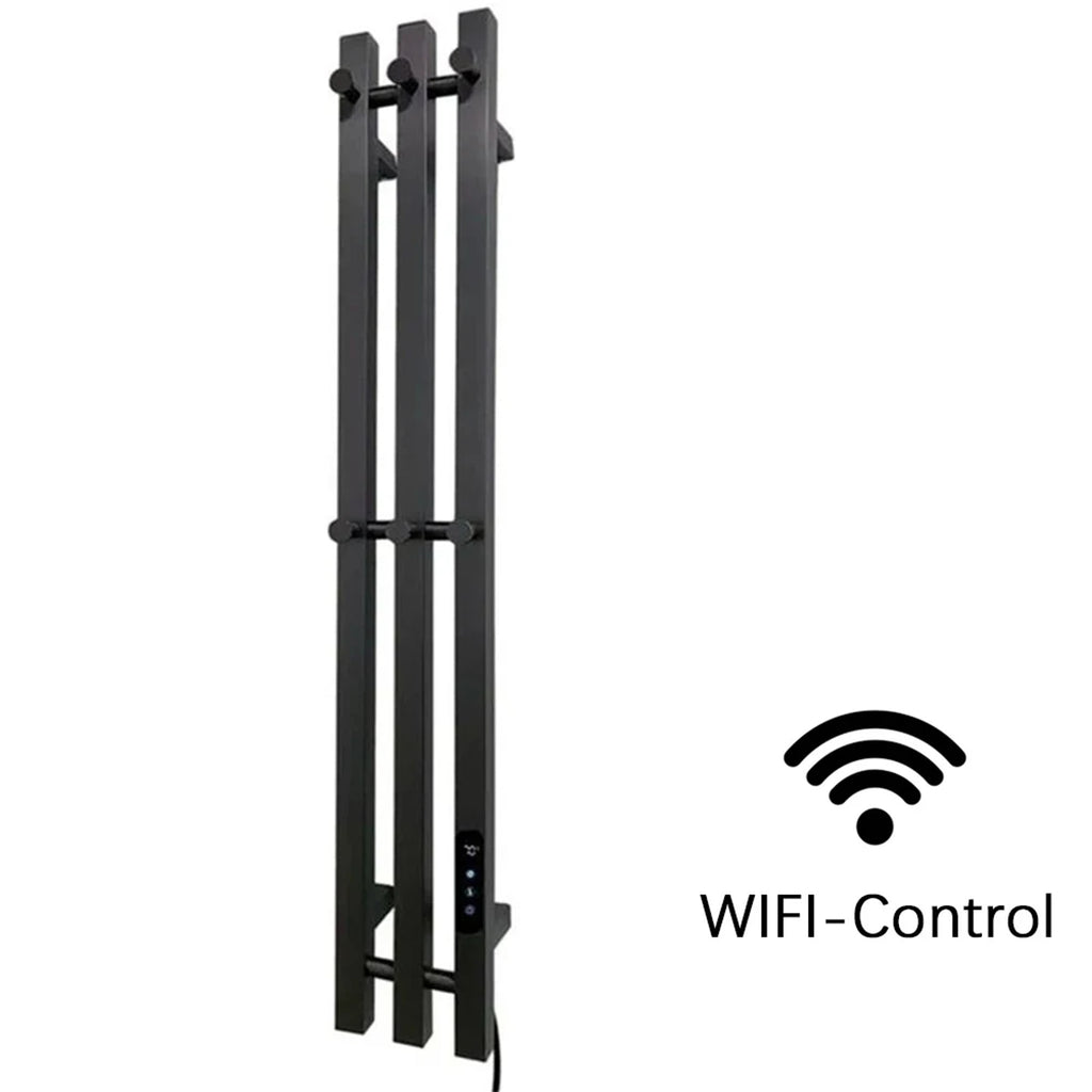 Heated Towel Rack Wall Mount Electric Rail With Digital Control And 304 Stainless Steel Construction - Image 13