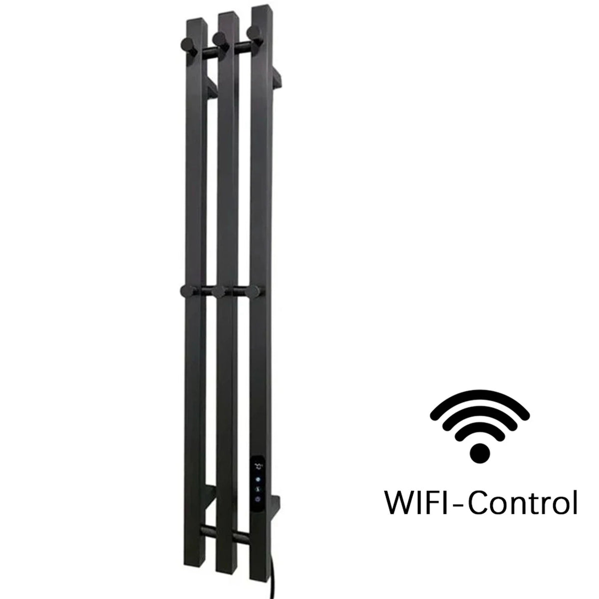 Heated Towel Rack Wall Mount Electric Rail With Digital Control And 304 Stainless Steel Construction - Image 13