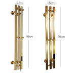 Heated Towel Rack Wall Mount Electric Rail With Digital Control And 304 Stainless Steel Construction - Image 5
