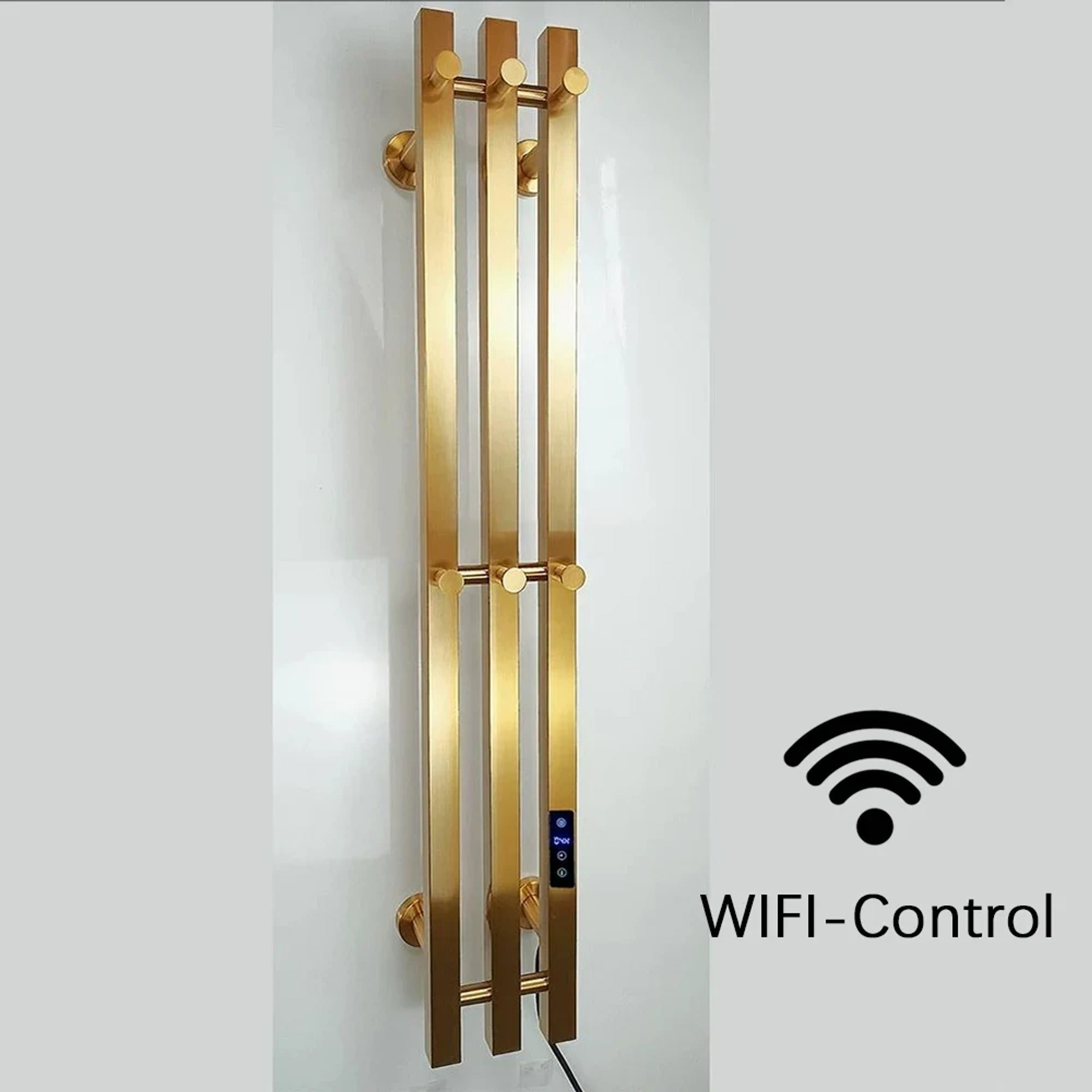 Heated Towel Rack Wall Mount Electric Rail With Digital Control And 304 Stainless Steel Construction - Image 9