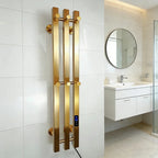 Heated Towel Rack Wall Mount Electric Rail With Digital Control And 304 Stainless Steel Construction - Image 3