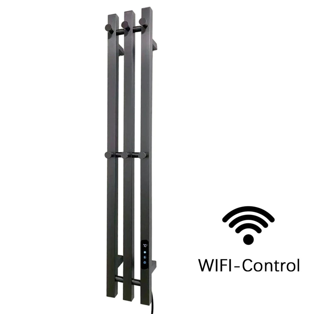 Heated Towel Rack Wall Mount Electric Rail With Digital Control And 304 Stainless Steel Construction - Image 16