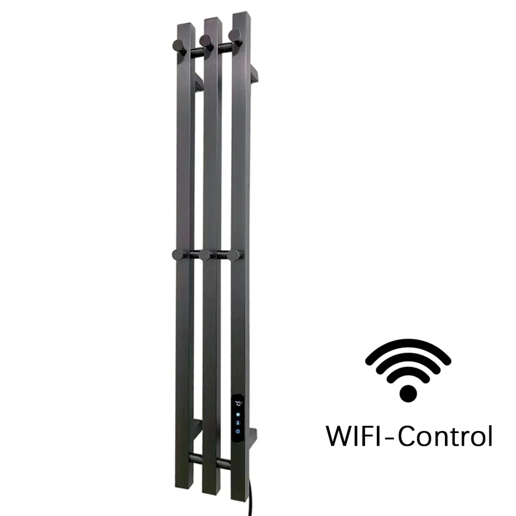 Heated Towel Rack Wall Mount Electric Rail With Digital Control And 304 Stainless Steel Construction - Image 16