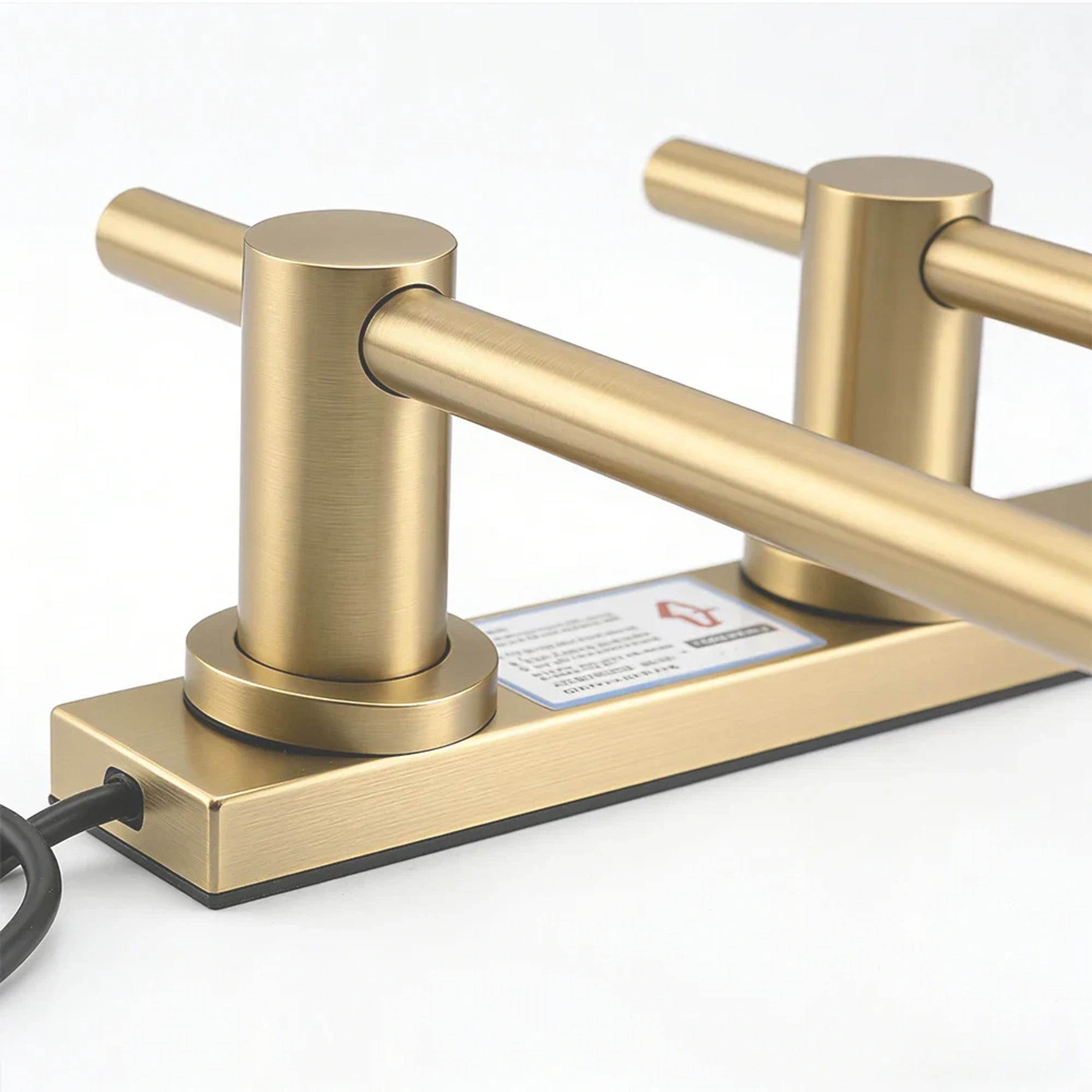 Heated Towel Rack Wall Mounted Bathroom Warmer With Digital Control Stainless Steel Bar - Image 3