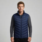 Heated Vest For Men With USB Charging Stand Collar Puffer Sleeveless - Image 9