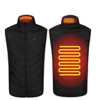 Heated Vest For Men With USB Charging Stand Collar Puffer Sleeveless - Image 1