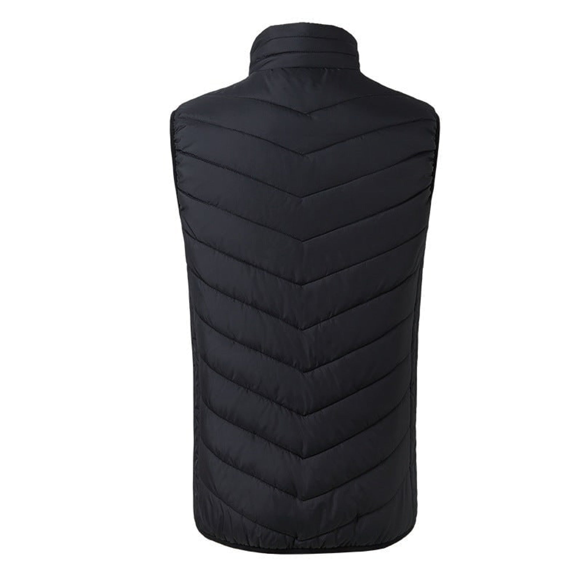 Heated Vest For Men With USB Charging Stand Collar Puffer Sleeveless - Image 4