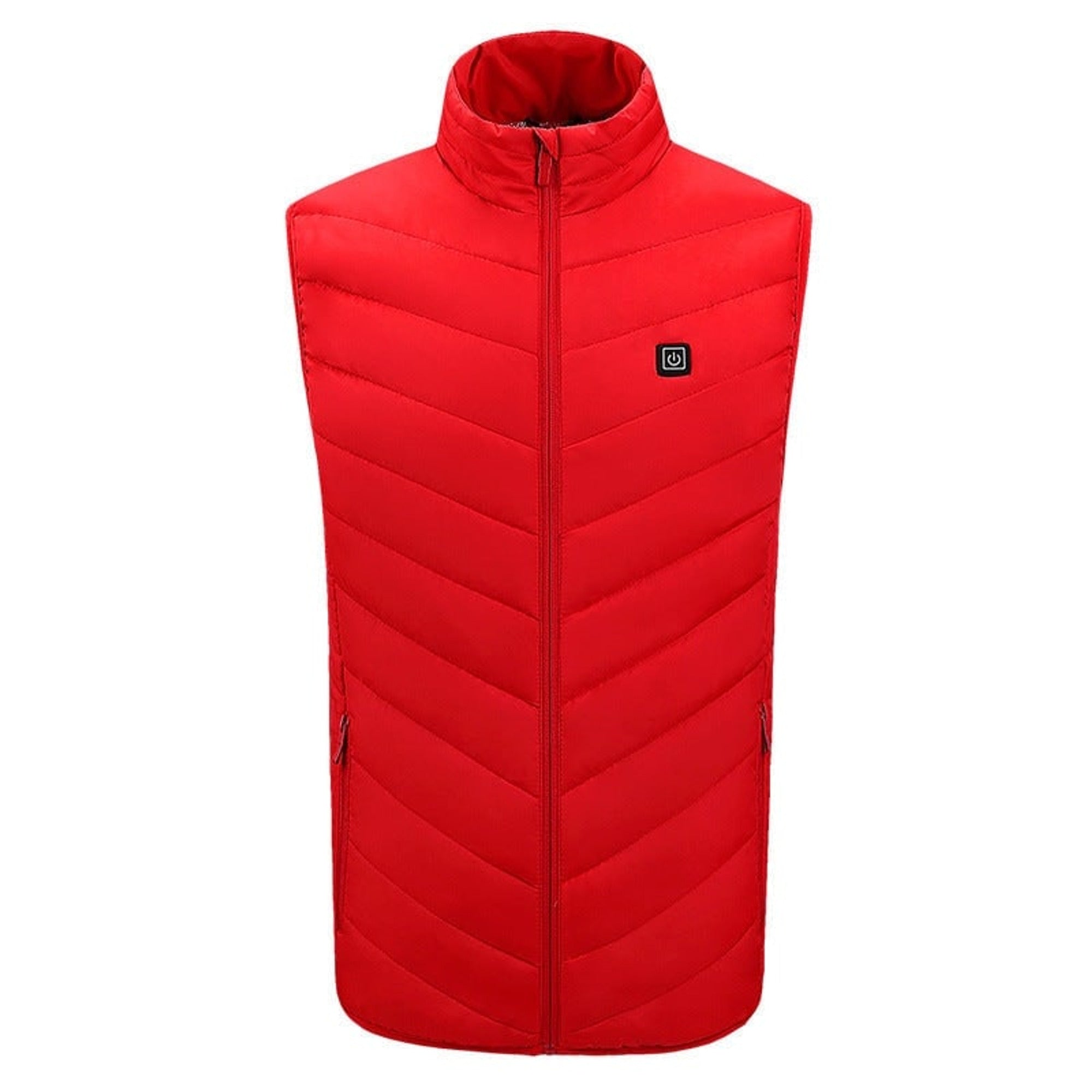 Heated Vest For Men With USB Charging Stand Collar Puffer Sleeveless - Image 7