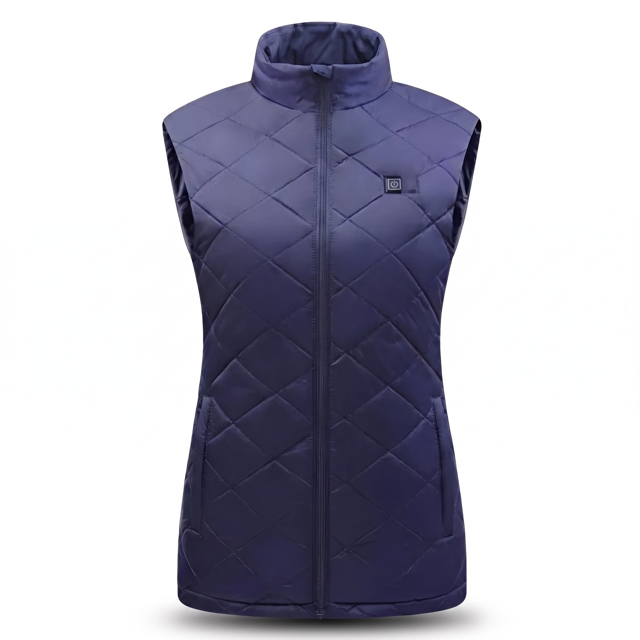 Heated Vest Adjustable Quilted Sleeveless Zip-Front - Image 2