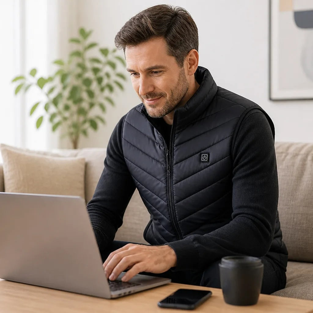 Heated Vest With 11 Heat Zones And Rechargeable Nano-Heating - Image 2
