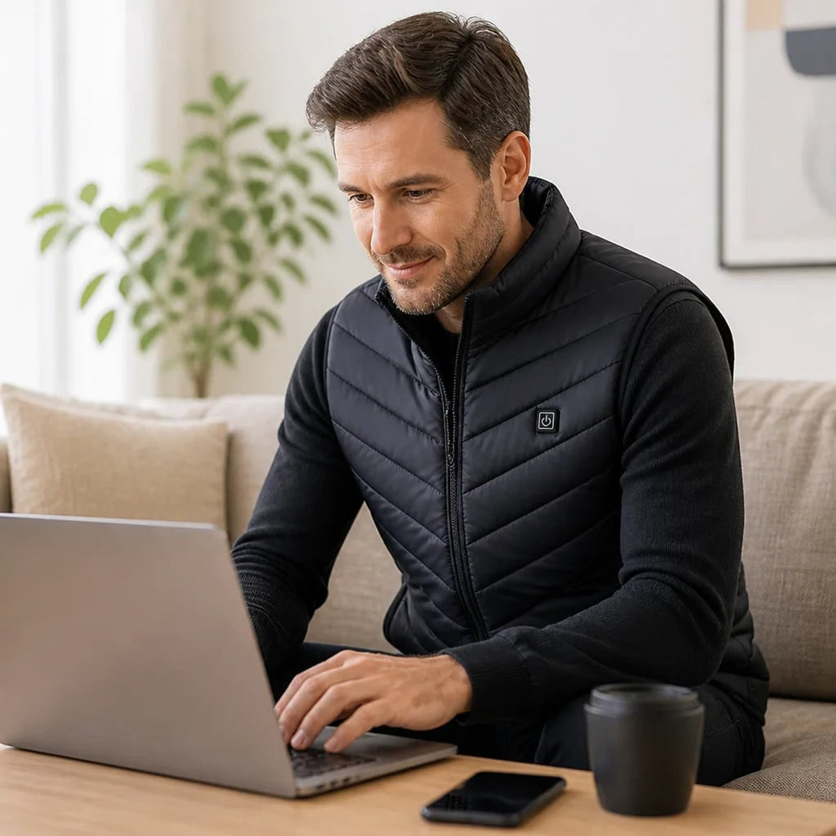 Heated Vest With 11 Heat Zones And Rechargeable Nano-Heating - Image 2