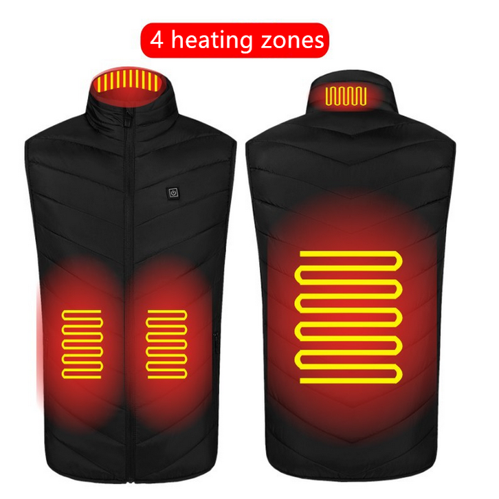 Heated Vest With USB Charging Washable And Smart Heating For Winter - Image 1