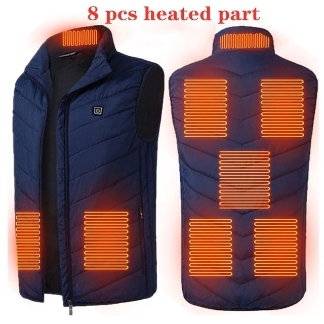 Heated Vest With USB Charging Washable And Smart Heating For Winter - Image 9