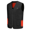 Heated Vest Women Electric Sleeveless Quilted With Front Zipper And Pockets - Image 2