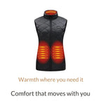 Heated Vest Women For With USB Rechargeable Battery Powered Electric Quilted Slim Fit - Image 3