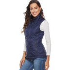 Heated Vest Women For With USB Rechargeable Battery Powered Electric Quilted Slim Fit - Image 2
