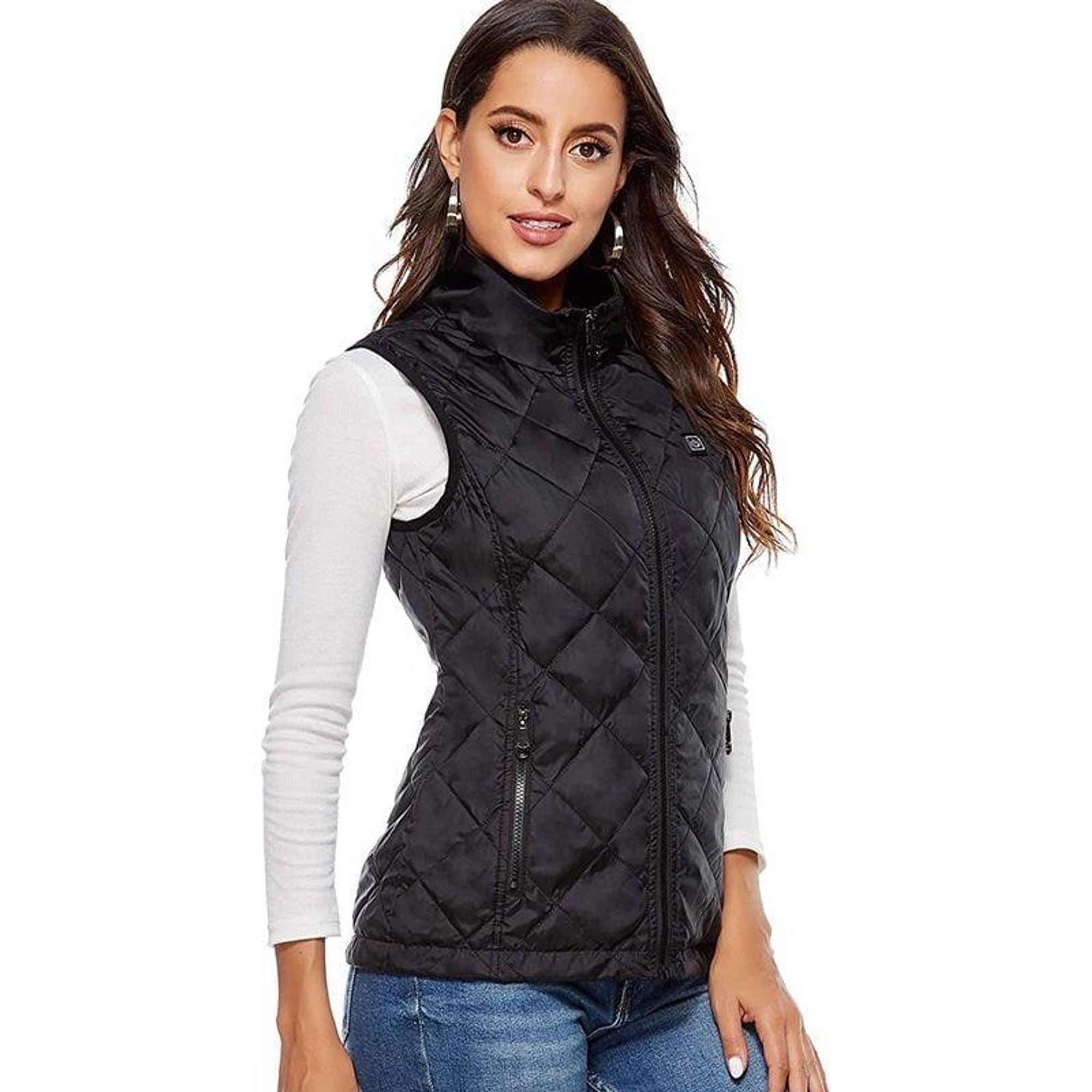 Heated Vest Women With Slim-Fit Quilted Design And USB Rechargeable - Image 3