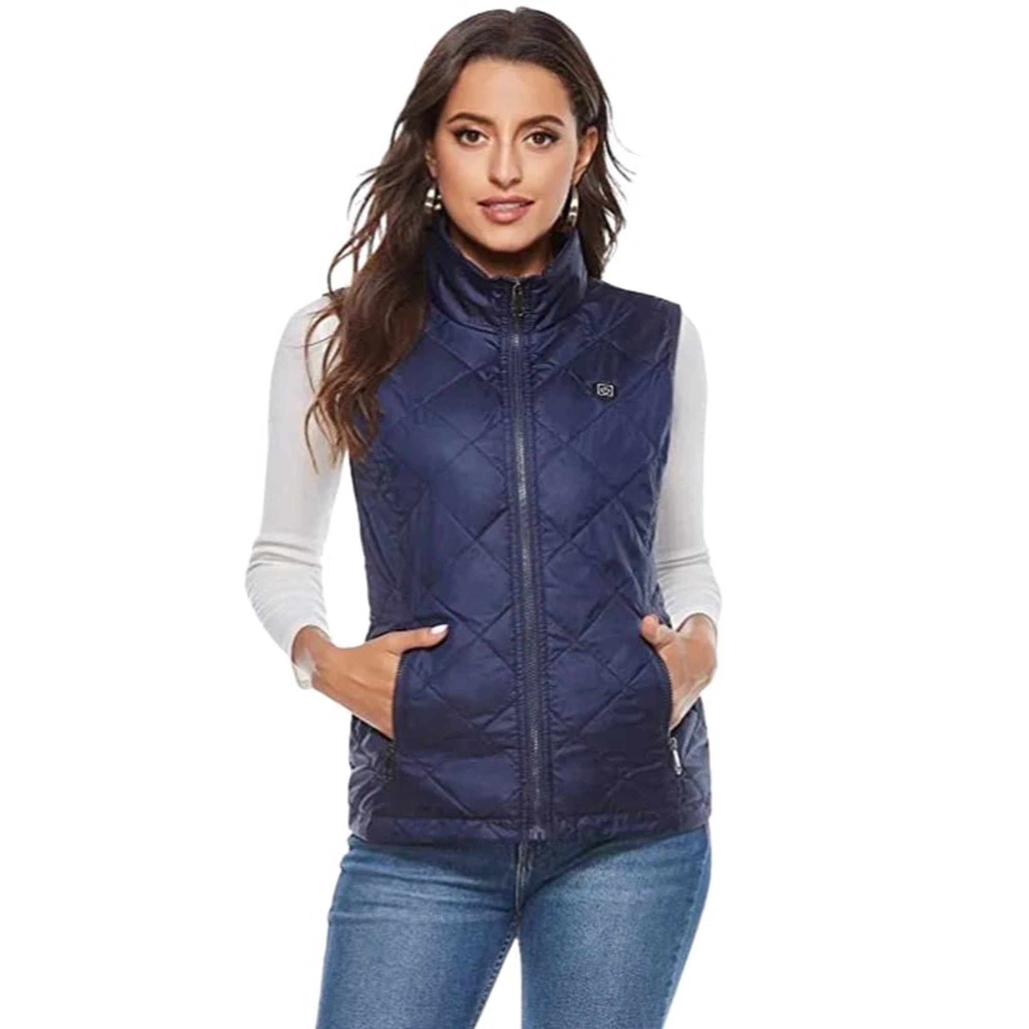 Heated Vest Women With Slim-Fit Quilted Design And USB Rechargeable - Image 6