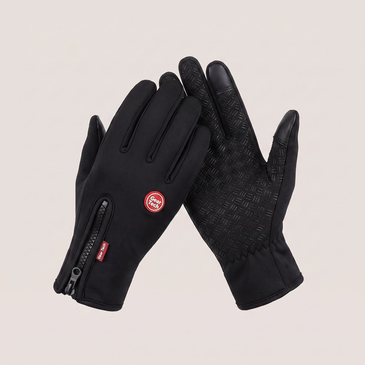USB Electric Heated Gloves For Winter Thermal Ladies Snow Ski Cycling With Touchscreen Fingertips And Zipper Pocket - Image 5