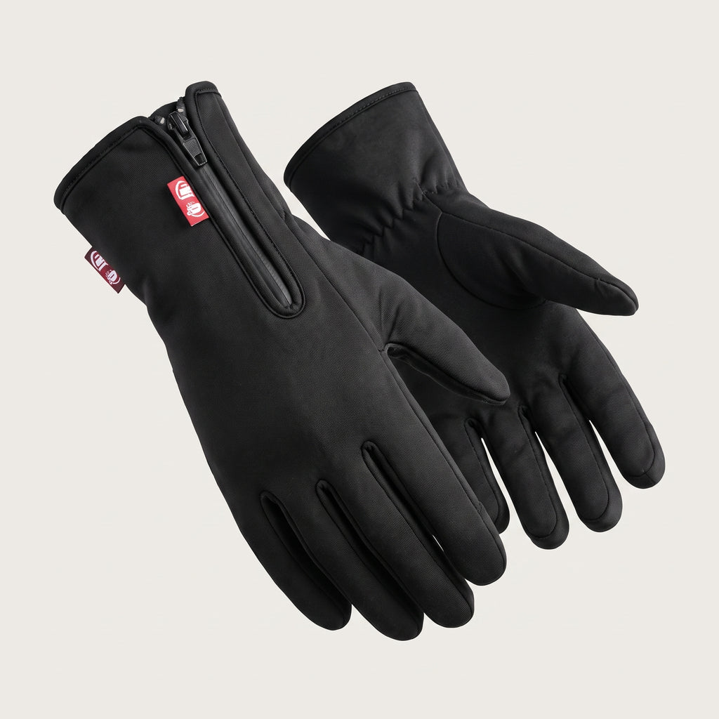 USB Electric Heated Gloves For Winter Thermal Ladies Snow Ski Cycling With Touchscreen Fingertips And Zipper Pocket - Image 3