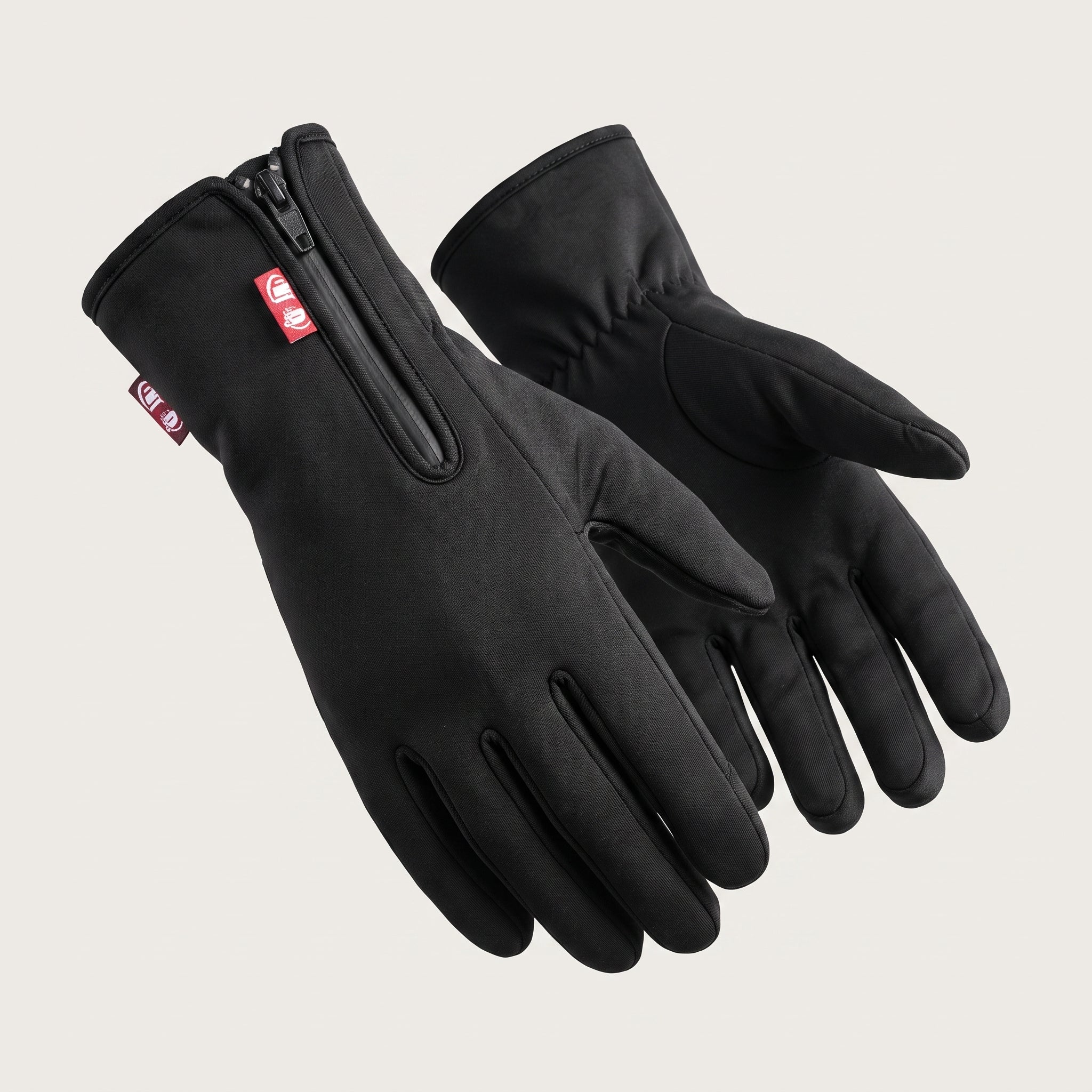 USB Electric Heated Gloves For Winter Thermal Ladies Snow Ski Cycling With Touchscreen Fingertips And Zipper Pocket - Image 3