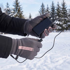 Heated Gloves For Winter With Usb Powered Heating System - scale