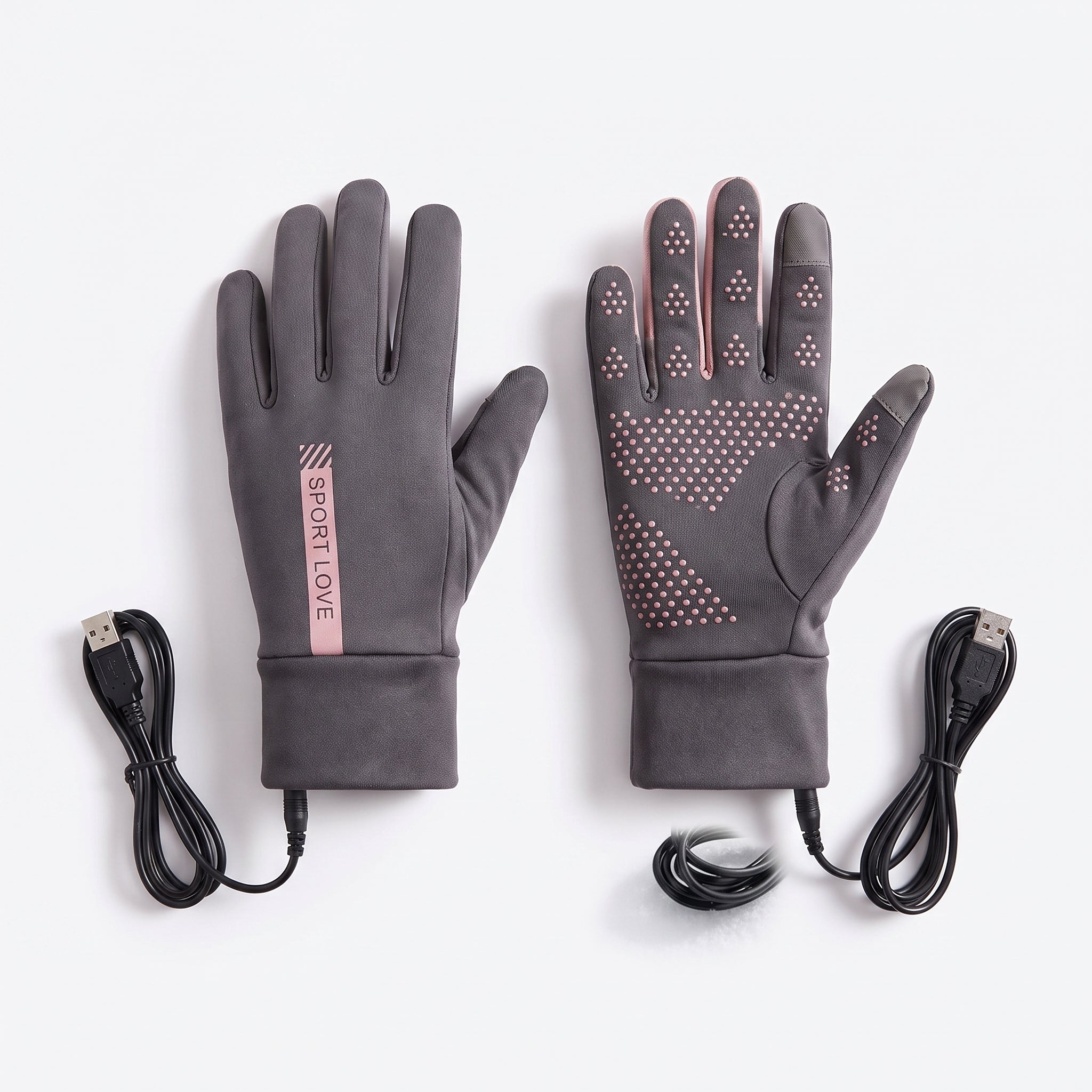 Heated Gloves For Winter With Usb Powered Heating System - studio