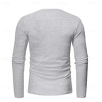 Henley Shirt with Adjustable Long Sleeve and Relaxed Fit - Image 7