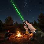 High Power Laser Pointer Pen With Adjustable Focus Ring Safety Key Lock And Rechargeable USB Battery - Image 1