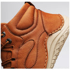 Hiking Boot with Cushioned Leather Ankle and Lace-Up - Image 3
