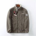 Hooded Fleece Jacket with Windproof Sherpa Design and Full Zip - Image 2