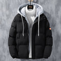 Hooded Jacket with Windproof Puffer Design and Zip Front - Image 5