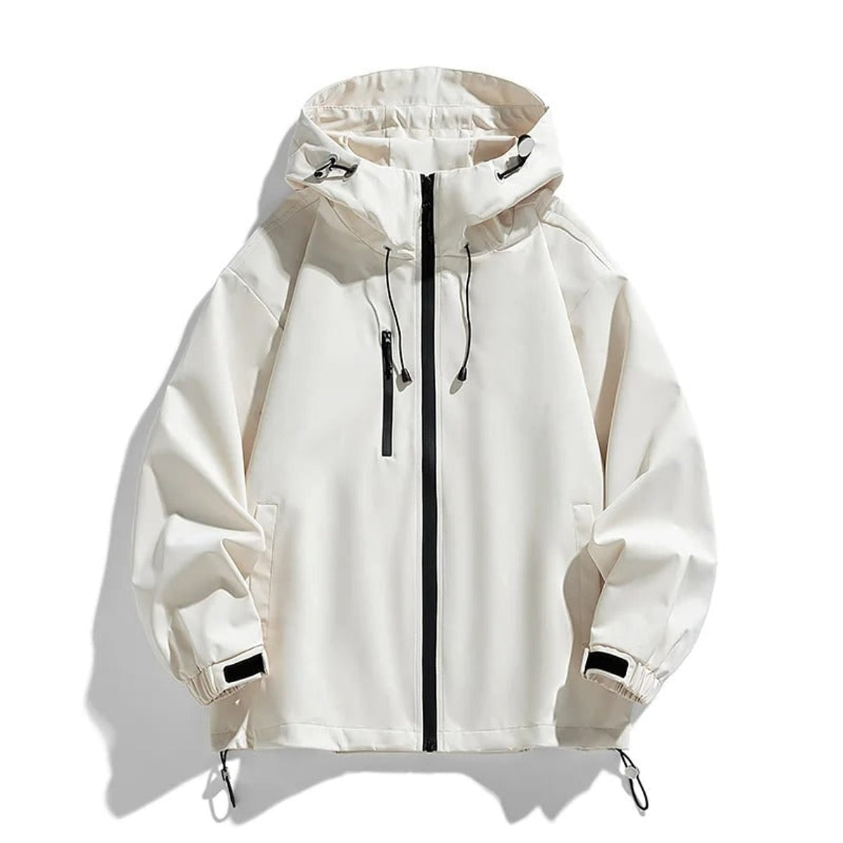 Hooded Ski Jacket with Drawcord Hem and Padded Fit - Image 3