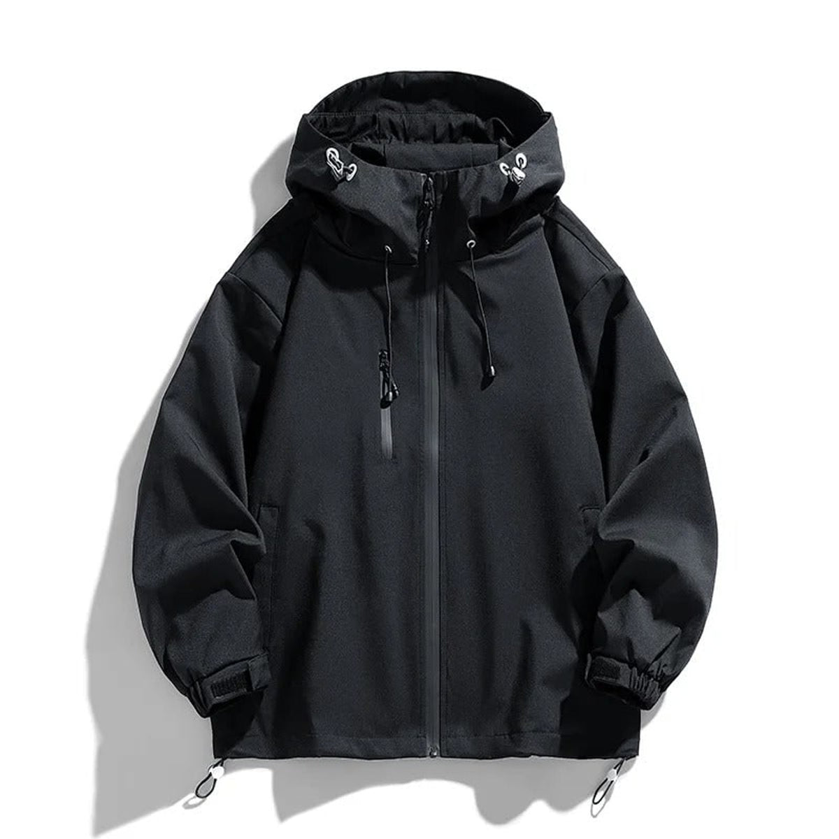 Hooded Ski Jacket with Drawcord Hem and Padded Fit - Image 5