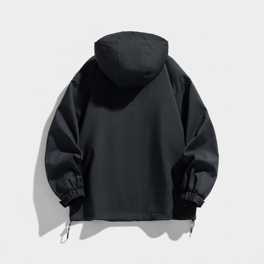 Hooded Ski Jacket with Drawcord Hem and Padded Fit - Image 6