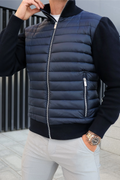 Hybrid Jacket with Streamlined Tailored Fit and Quilted Front - Image 1
